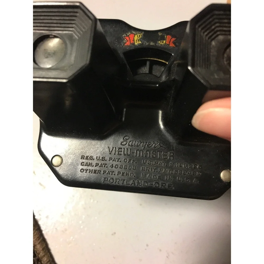 Sawyer's Bakelite VIEW-MASTER TOY Popular Vintage 1940-50s USA Portland, OR (TD)